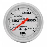 Auto Meter - Auto Meter Ultra-Lite Oil Temperature Gauge - 2-5/8" - 140-280