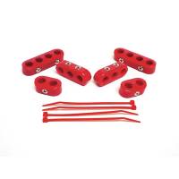 Taylor Cable Products - Taylor Clamp-On Style Wire Separator Kit - Red - 7-8mm Plug Wire Size