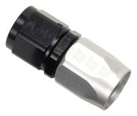 Russell Performance Products - Russell ProClassic Full Flow Hose End - Straight -08 AN - Black, Silver