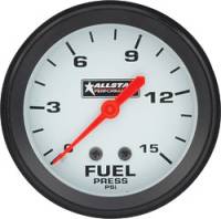 Allstar Performance - Allstar Performance Fuel Pressure Gauge - 2-5/8" Diameter - 0-15 PSI