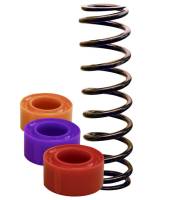 Longacre Racing Products - Longacre 1-1/4 " Large Spacing Coil-Over Spring Rubber - Orange (Soft)