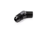Fragola Performance Systems - Fragola Aluminum AN to NPT 45 Adapter - Black -06 AN to 1/4" NPT