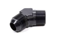 Fragola Performance Systems - Fragola Aluminum AN to NPT 45 Adapter - Black -12 AN to 3/4" NPT
