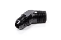 Fragola Performance Systems - Fragola Aluminum AN to NPT 45 Adapter - Black -08 AN to 1/2" NPT
