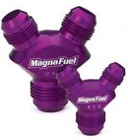 MagnaFuel - MagnaFuel Y-Fitting - Single -10 to Double -8