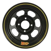 Aero Race Wheel - Aero 30 Series Roll Formed Wheel - Black - 13" x 7" - 3" Offset - 4 x 4.50" Bolt Circle - 15 lbs.