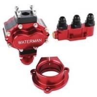 Waterman Racing Components - Waterman Micro-Bertha Lightweight 500 Steel Sprint Fuel Pump w/ Manifold