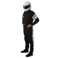 RaceQuip - RaceQuip 120 Series Pyrovatex Racing Suit - Black - 2X-Large