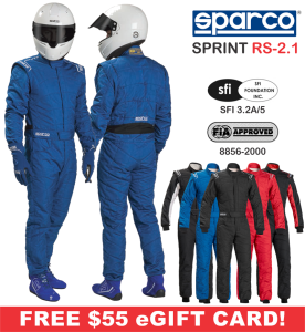 Racing Suits - Shop Multi-Layer SFI-5 Suits - Sparco Sprint RS-2.1 Suits - $549.99