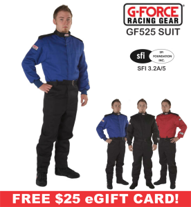 Racing Suits - Shop Multi-Layer SFI-5 Suits - G-Force GF525 Multi-Layer Suits - $279