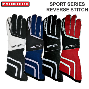Racing Gloves - Shop All Auto Racing Gloves - Pyrotect Sport Series Reverse Stitch Glove - $89