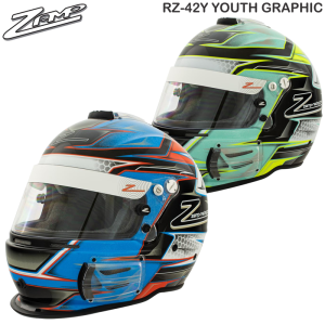 Helmets & Accessories - Youth Helmets - Zamp RZ-42Y Youth Graphic Racing Helmet - 239.95
