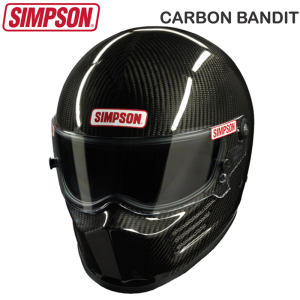 Helmets & Accessories - Simpson Helmets - Simpson Carbon Bandit Helmet - Snell SA2020 - $926.95