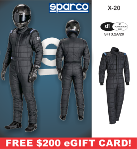 Racing Suits - Sparco Racing Suits - Sparco X-20 Drag Racing Suit - $2199