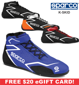 Sparco K-Skid Karting Shoe - $239