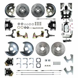 Brake Systems - Rear Brake Kits - Street / Truck - Right Stuff Detailing 4 Wheel Power Disc Brake Conversion Kits