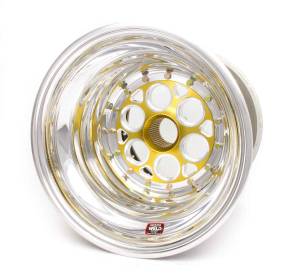 Weld Racing Magnum Sprint Gold Anodized / Polished Inner Beadlock Wheels