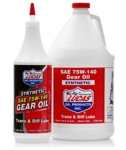 Oils, Fluids & Additives - Gear Oil - Lucas Synthetic SAE 75W-140 Gear Oil
