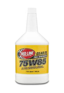Oils, Fluids & Additives - Gear Oil - Red Line 75W-85 GL-5 Synthetic Gear Oil