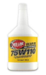 Oils, Fluids & Additives - Gear Oil - Red Line 75W-110 GL-5 Synthetic Gear Oil