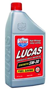 Lucas Synthetic High Mileage Motor Oil