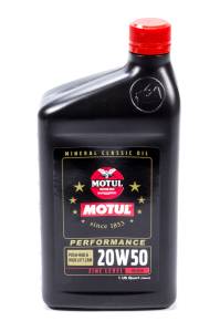 Motul Classic Performance 20W-50 Motor Oil