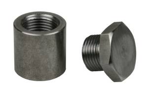 Fittings & Plugs - Weld In Bungs and Fittings - Female Metric Steel Weld-On Bungs