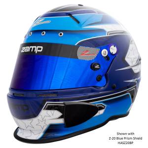 Helmets & Accessories - Zamp Helmets - Zamp RZ-70E Switch Graphic Helmet - Blue/Light Blue - Snell SA2020 - $443.95
