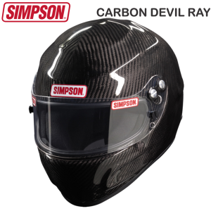 Helmets & Accessories - Shop All Full Face Helmets - Simpson Carbon Devil Ray Helmets - Snell SA2020 - $926.95