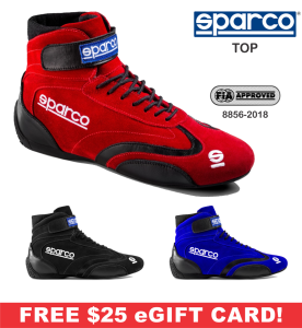 Racing Shoes - Sparco Racing Shoes - Sparco Top Shoe - $279