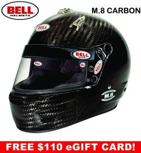 Helmets & Accessories - Bell Helmets - Bell M.8 Carbon Helmet - Snell SA2020 - $1159.95