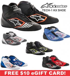 Karting Gear - Karting Shoes - Alpinestars Tech-1 KX Karting Shoe - $159.95