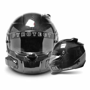 Helmets & Accessories - Shop All Forced Air Helmets - Pyrotect Pro Air Tri-Flow Duckbill Top/Side Forced Air Carbon - SA2020 - $1239