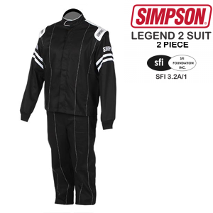 Racing Suits - Simpson Racing Suits - Simpson Legend II Racing Suit - 2-Piece Design - $247.90
