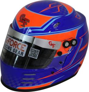 Helmets & Accessories - Youth Helmets - G-Force Rookie Graphic Youth Helmet - Blue/Orange Graphic - $319