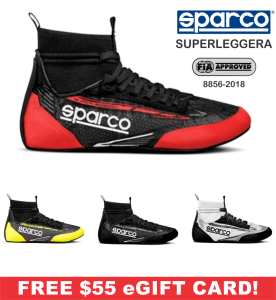 Racing Shoes - Sparco Racing Shoes - Sparco Superleggera Shoe (MY2023) - $549
