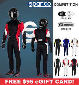 Racing Suits - Sparco Racing Suits - Sparco Competition Suit (MY2022) - $950