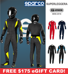 Racing Suits - Sparco Racing Suits - Sparco Superleggera Suit (MY2022) - $1699