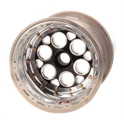 Weld Racing Magnum Micro Spline Black Anodized / Polished Beadlock Wheels