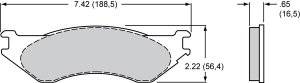 1996-2004 Ford Truck D702 Pads (D702)