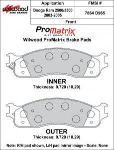 2003-08 Dodge Ram Pads (D965)
