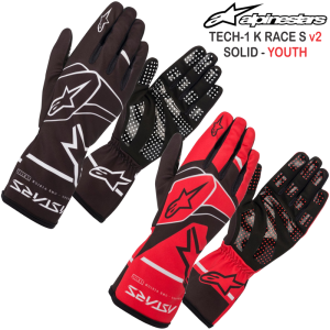 Alpinestars Tech 1-K Race S v2 Solid Youth Karting Glove