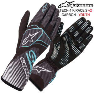 Alpinestars Tech 1-K Race S v2 Carbon Youth Karting Glove