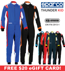 Sparco Thunder Kid Karting Suit