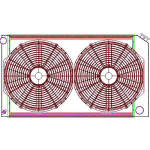 Griffin Performance Fit Combo Unit Aluminum Radiators