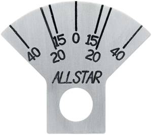 Caster Indicator Plate