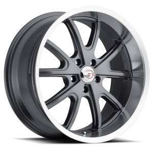 Vision 143 Torque Gunmetal with Machined Lip Wheels