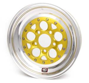 Weld Racing Magnum Drag 2.0 Gold Anodized Front Wheels