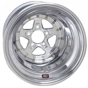 Weld Racing Alumistar Polished Rear Drag Wheels