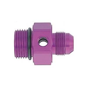 Male AN O-Ring Port to Male AN Flare Gauge Adapters